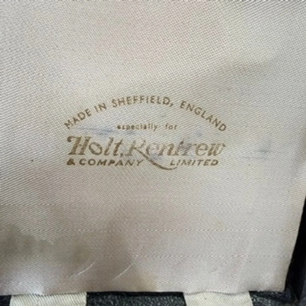 Holt Renfrew Sheffield‎ England Vintage Silver Plate Spoons Set of 6 with Case